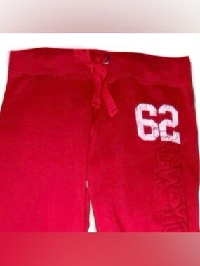 Red Joggers SWS with elastic ankle